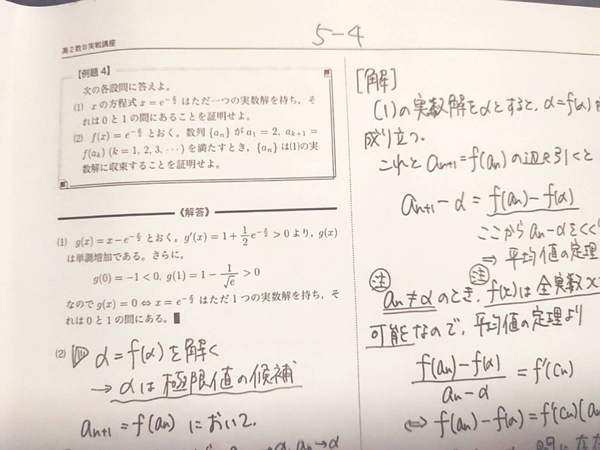 鉄緑会 河野先生 22年度最新版 高3理系数学 高2数Ⅲ例題まとめ 数学