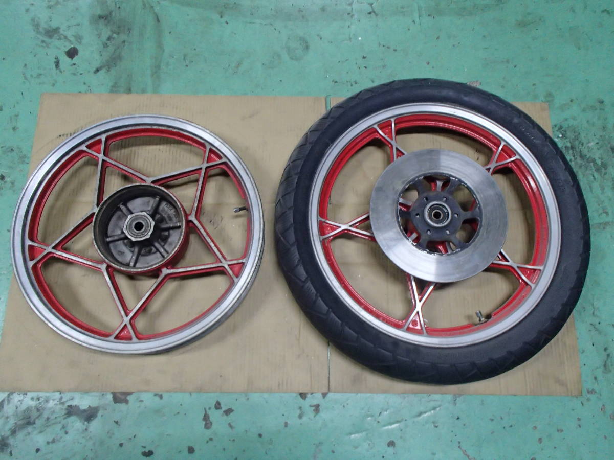 Yahoo!オークション - GS400 星キャストホイール前後 19X1.85 18×1.85