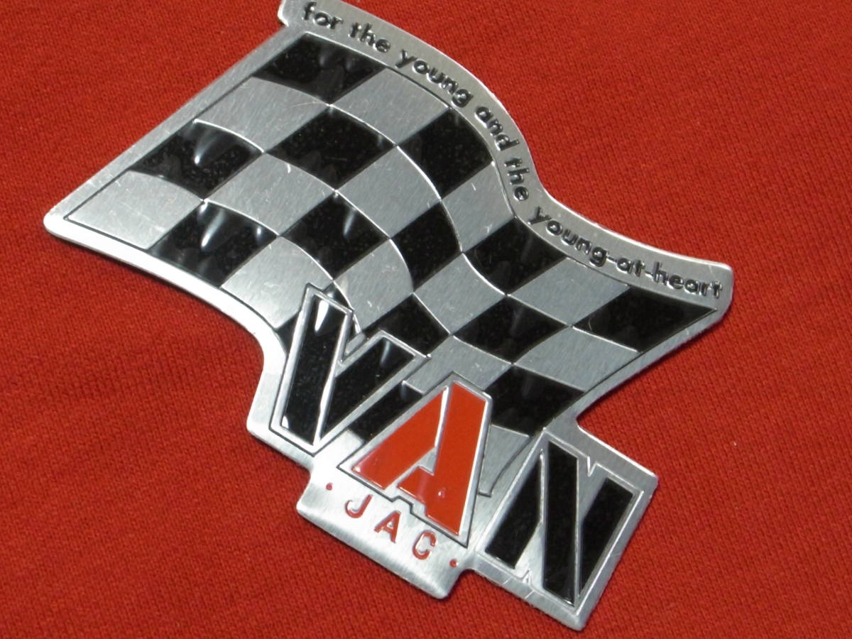 VAN JAC ヴァンヂャケット チェッカーフラッグ アルミステッカー VAN