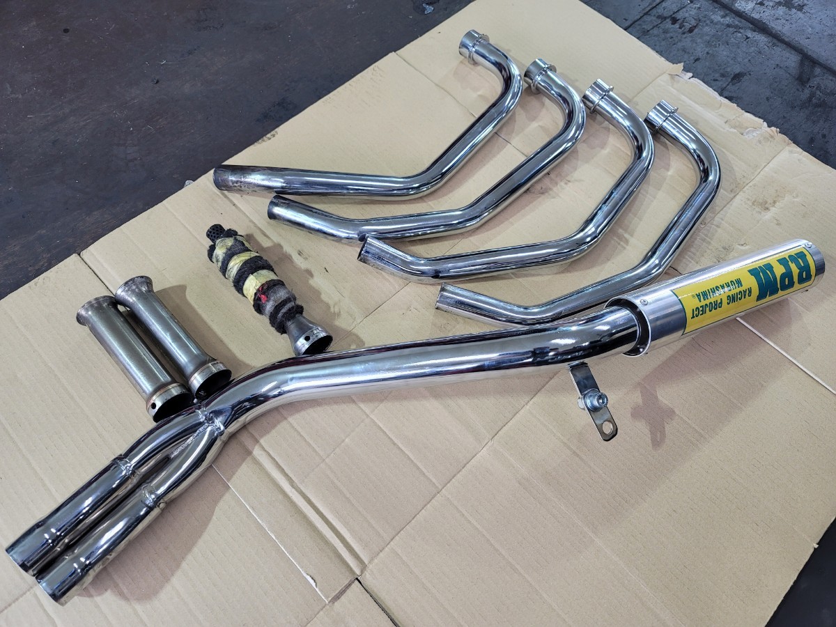 美品 CBX400F NC07 RPM菅 RPMマフラー バッフル多数付 激鳴き 希少