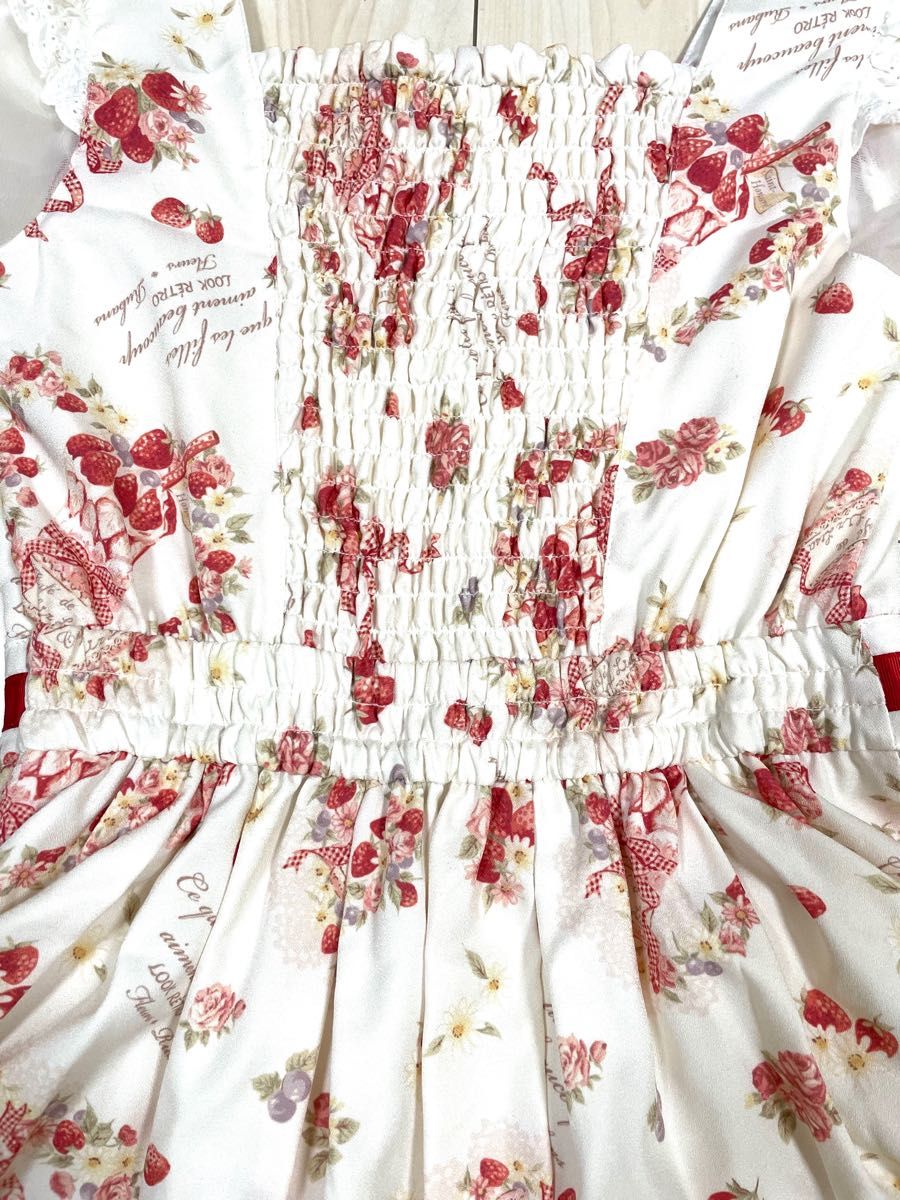 LIZLISA いちごワンピース リズリサ イチゴ 苺 ストロベリー ワンピ