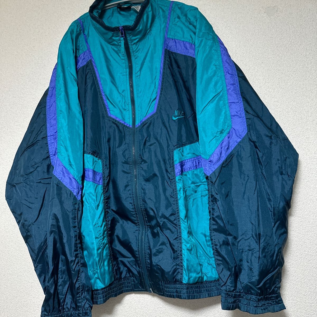 激レア XLサイズ ナイロンジャケット NIKE 90s 古着 ビッグサイズ