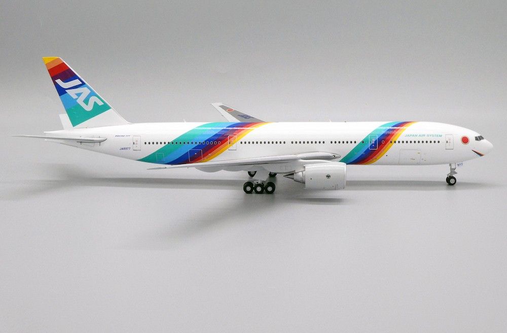 新品】1 200 JAS 日本エアシステム B777 レインボーセブン JAL 日本