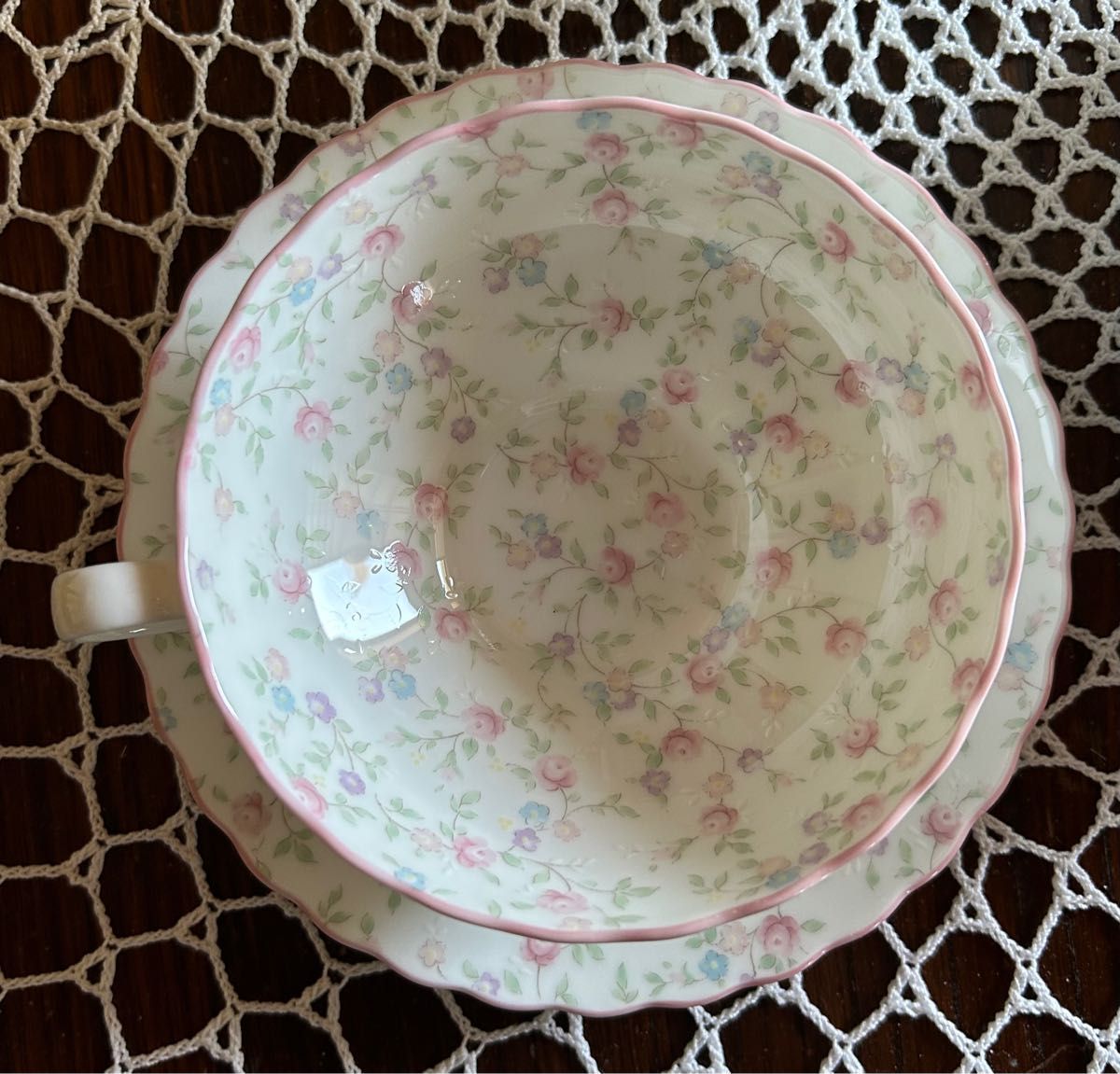 ノリタケ キューティーローズティーカップ&ソーサー｜Yahoo!フリマ（旧