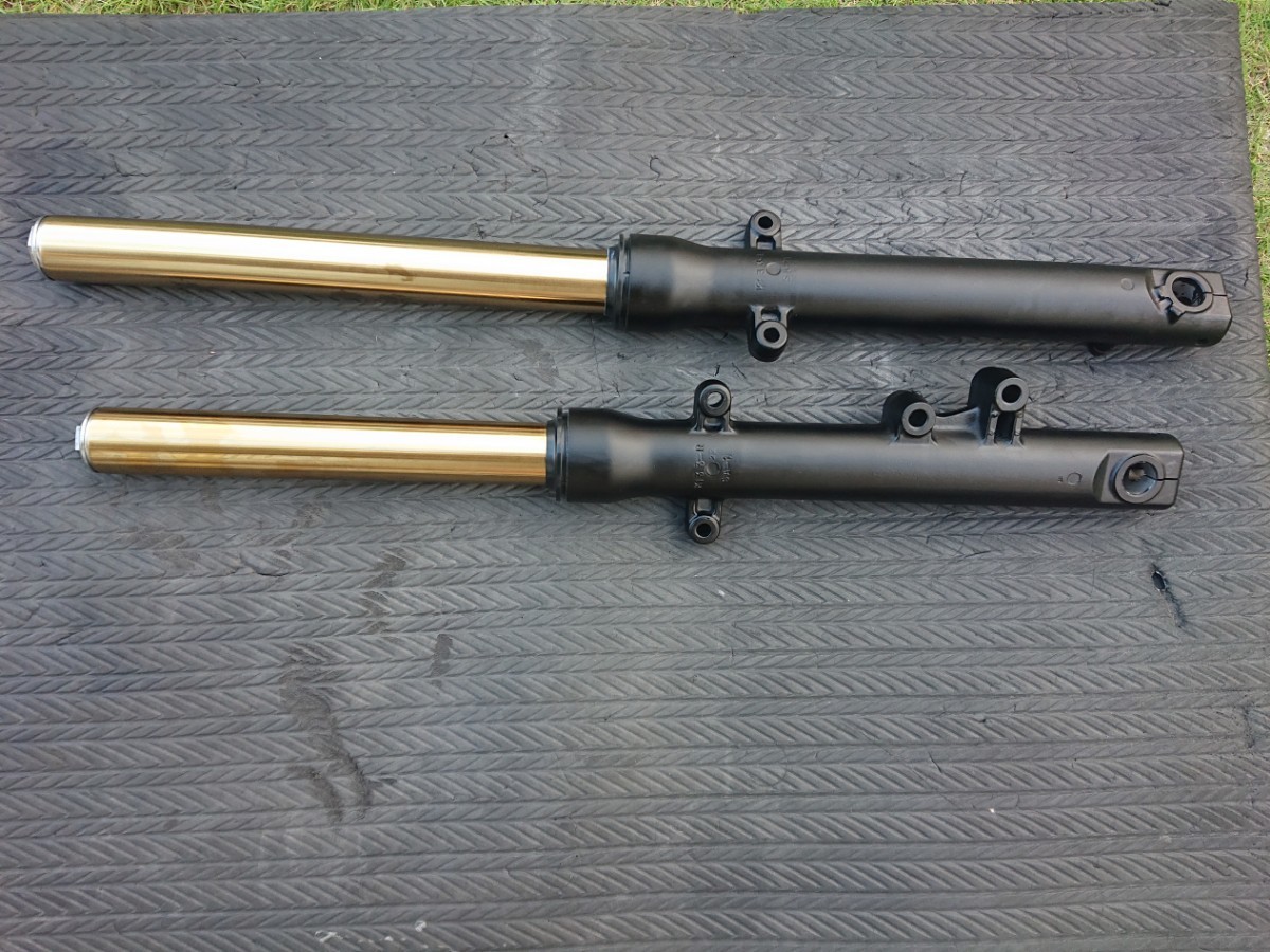 バリオス OH済フロントフォーク 新品ゴールドインナーチューブ