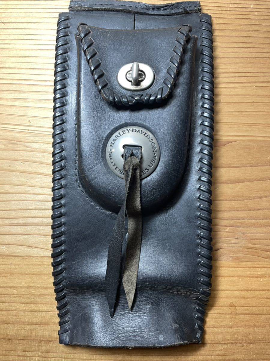 超希少 絶版品 ハーレー純正 ハーレー レザータンクパネル エボ 本革