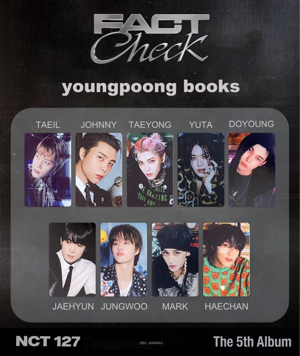 NCT 127 Fact Check ジェヒョン オフライン限定トレカ&ステッカー