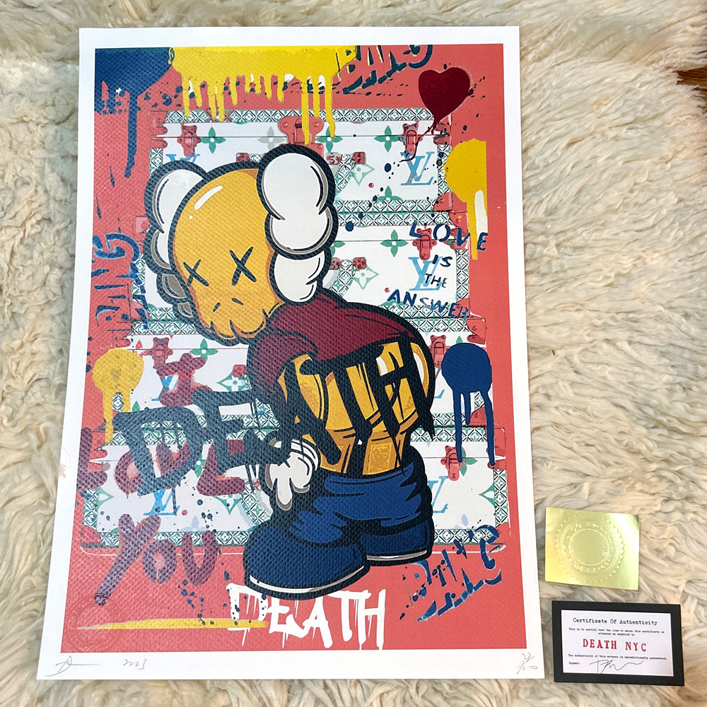 Yahoo!オークション - DEATH NYC KAWS カウズ COMPANION ルイヴィトン