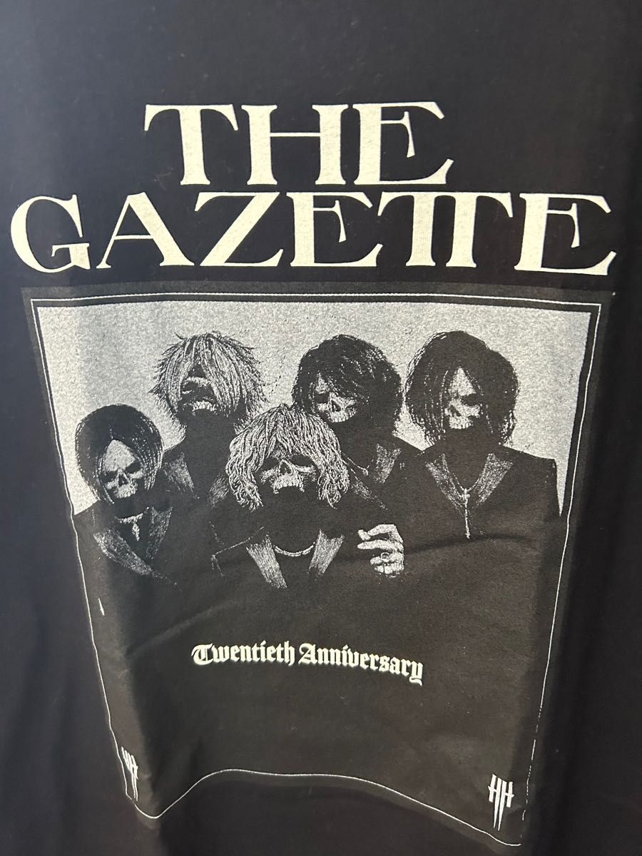 the gazette Tシャツ 20th xlサイズ 試着のみ ガゼット 黒 値下げ済