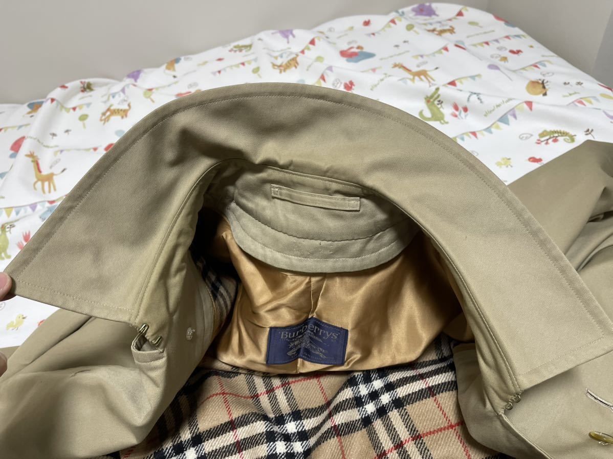 英国製26万美品 バーバリーズロンドンメンズL LL 175 38SHT Burberry