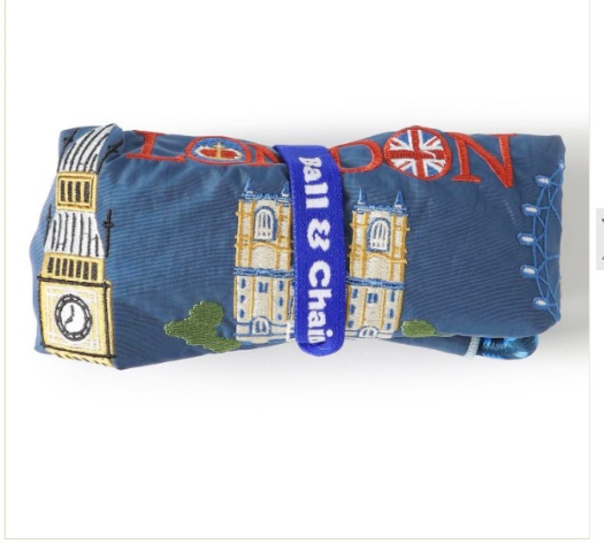 チャコット×ボールアンドチェーン 新作パリ柄 PARIS トート ブラック M