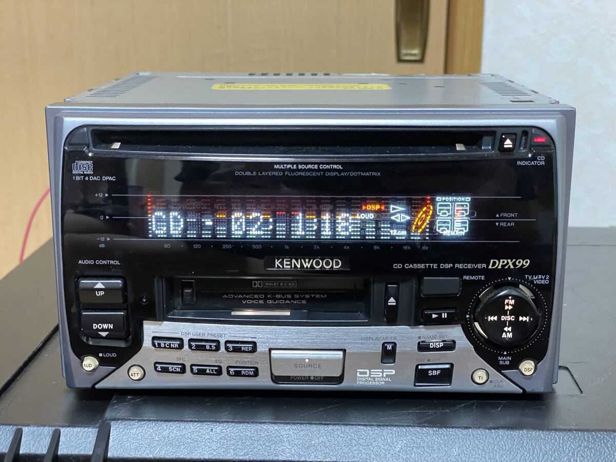 Yahoo!オークション - 希少動作品 ケンウッド製2DIN CD/カセットデッキ