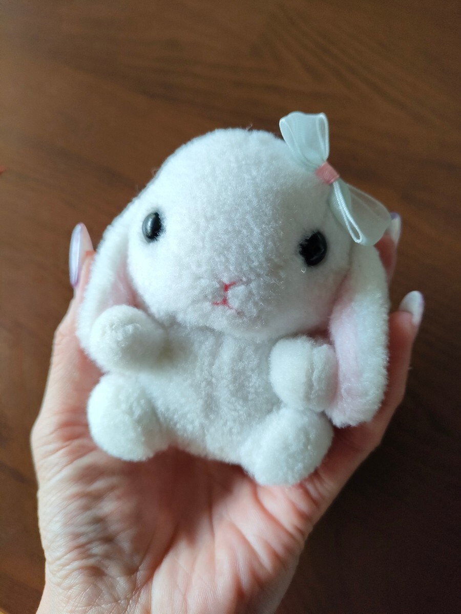 ぽてうさろっぴー しろっぴー ぬいぐるみ ウサギ 手のひらサイズ
