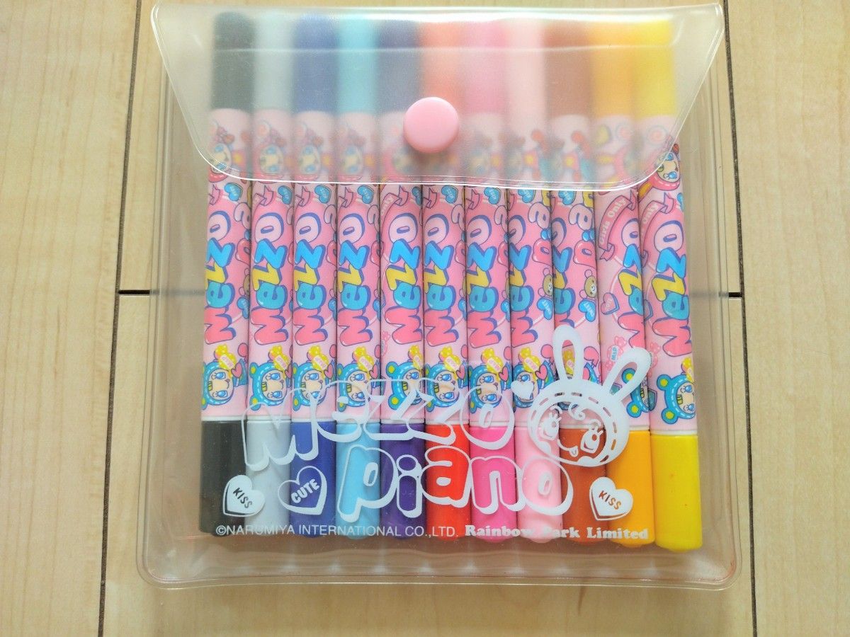 mezzo piano ケース入り水性ペン11色 当時物 ベリエちゃん ベリー