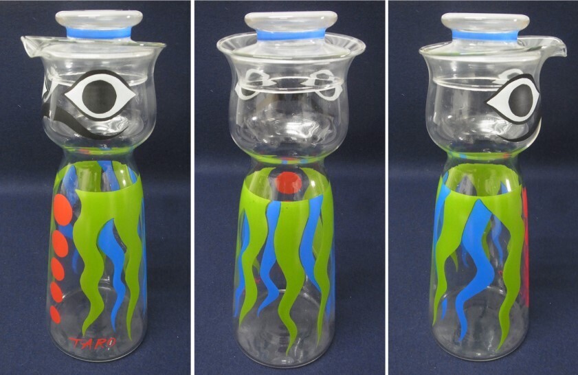 Yahoo!オークション - 岡本太郎 水差し男爵 ガラスピッチャー 水差し