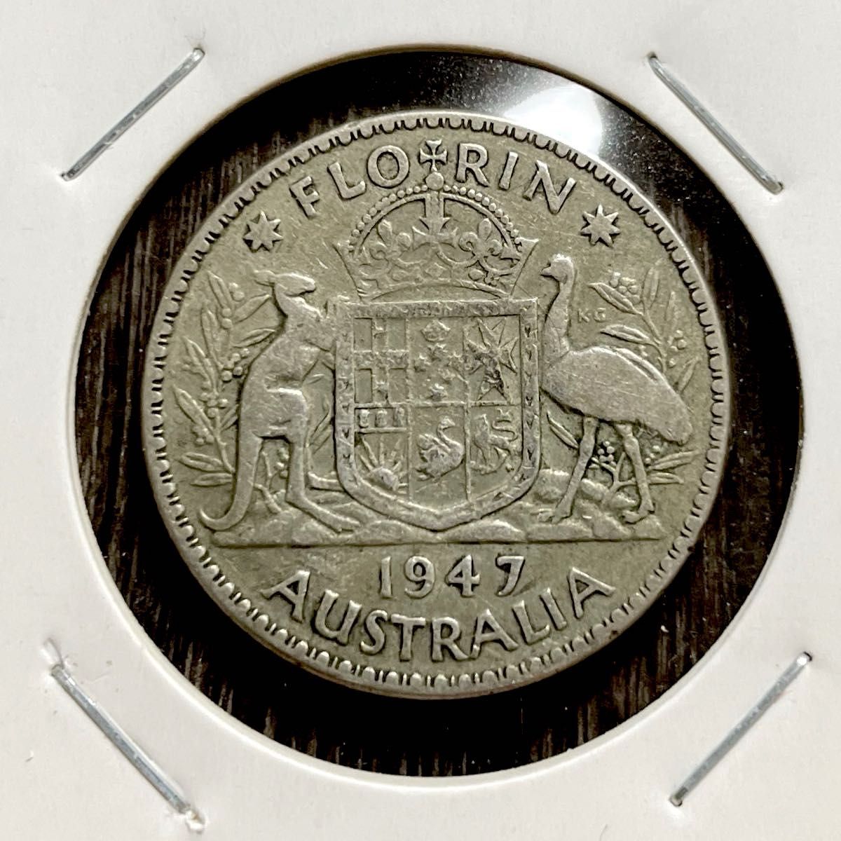 オーストラリア 1フローリン銀貨 1947年 ジョージ6世｜Yahoo!フリマ