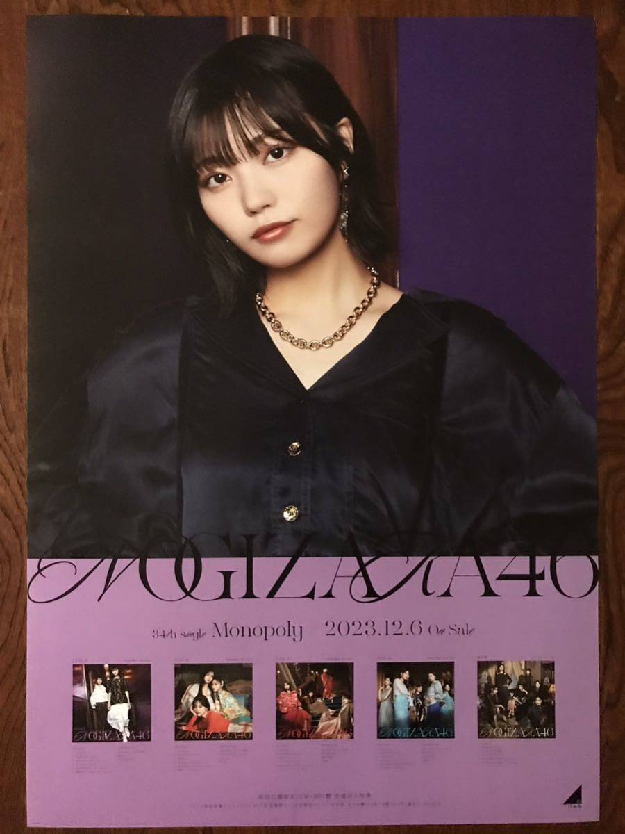 Yahoo!オークション - 乃木坂46 中西アルノ Monopoly B2 ポスター 1枚
