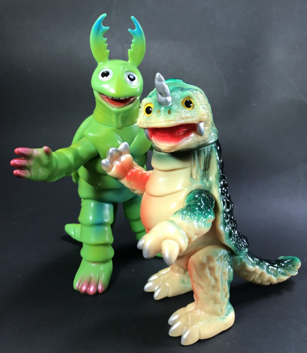 セット マルモン昭和復刻版 バンカー星人 モグリネス Alien BANKAH