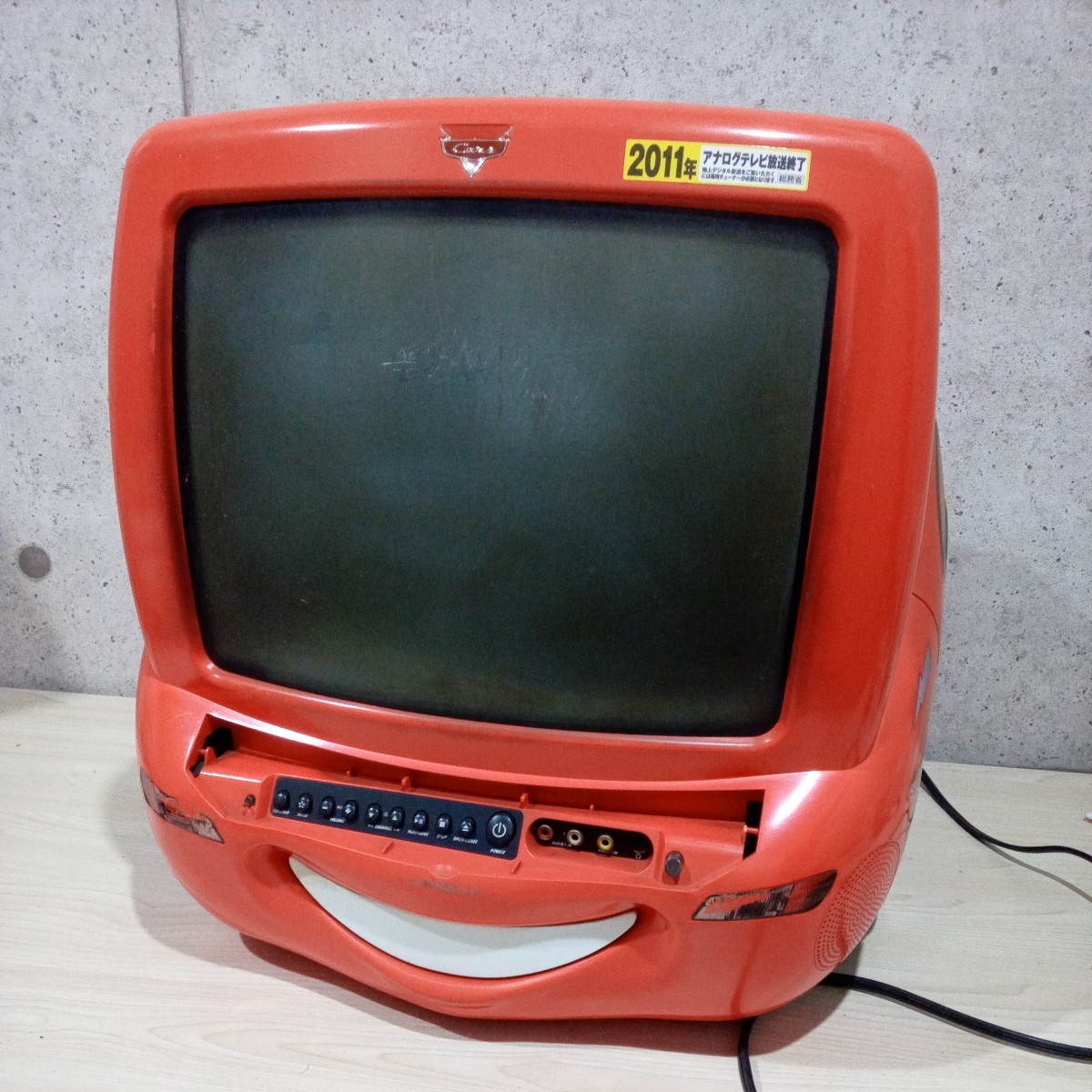 Yahoo!オークション - S カーズDVDコンボ ブラウン管 テレビ ディズニ