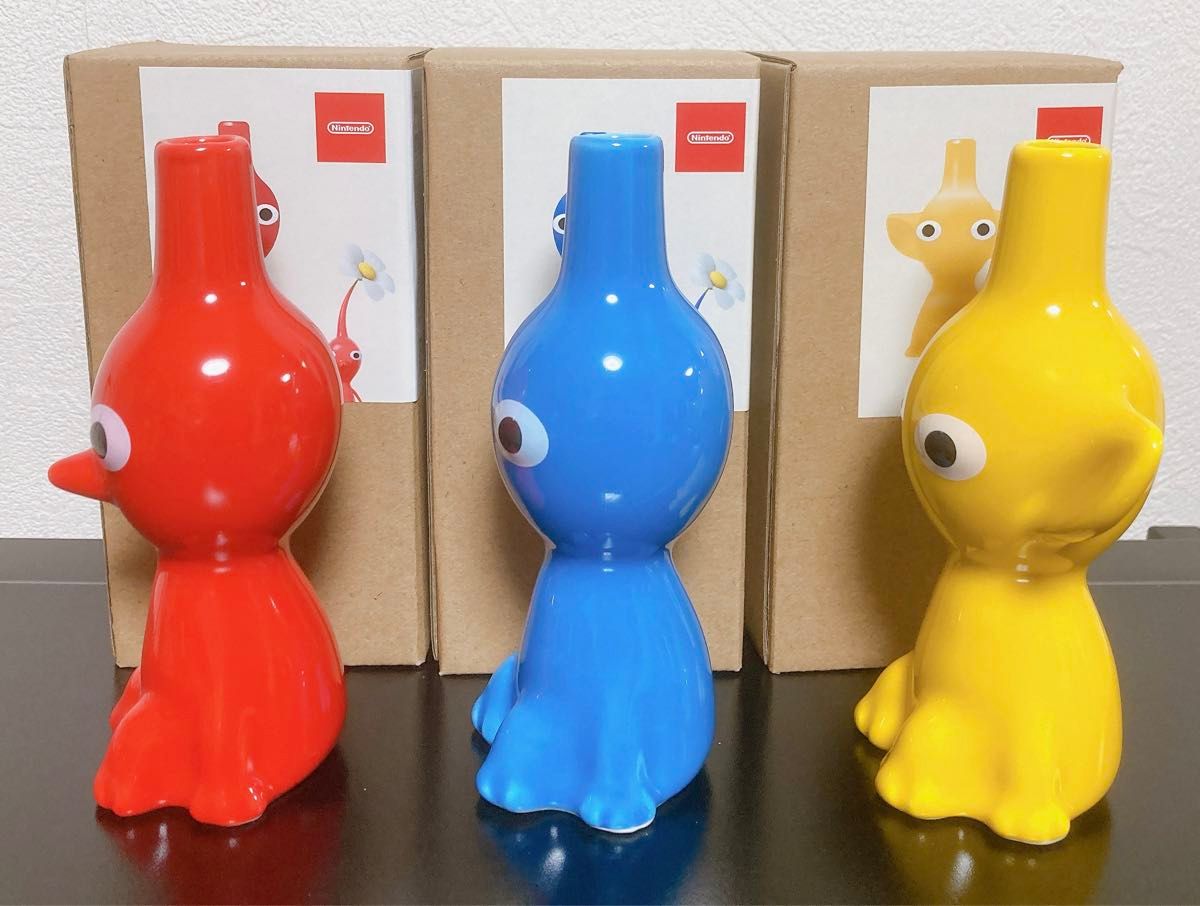 ピクミン 一輪挿し 赤ピクミン 青ピクミン 黄ピクミン 3種類セット