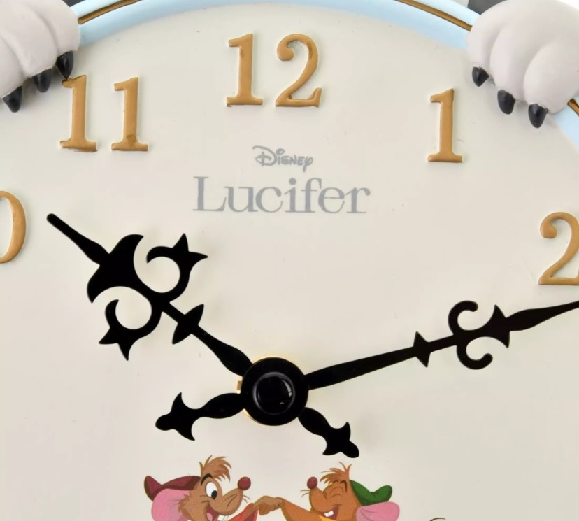 ディズニー ルシファー 時計 ジャック＆ガス シンデレラ 猫の日 ねこ