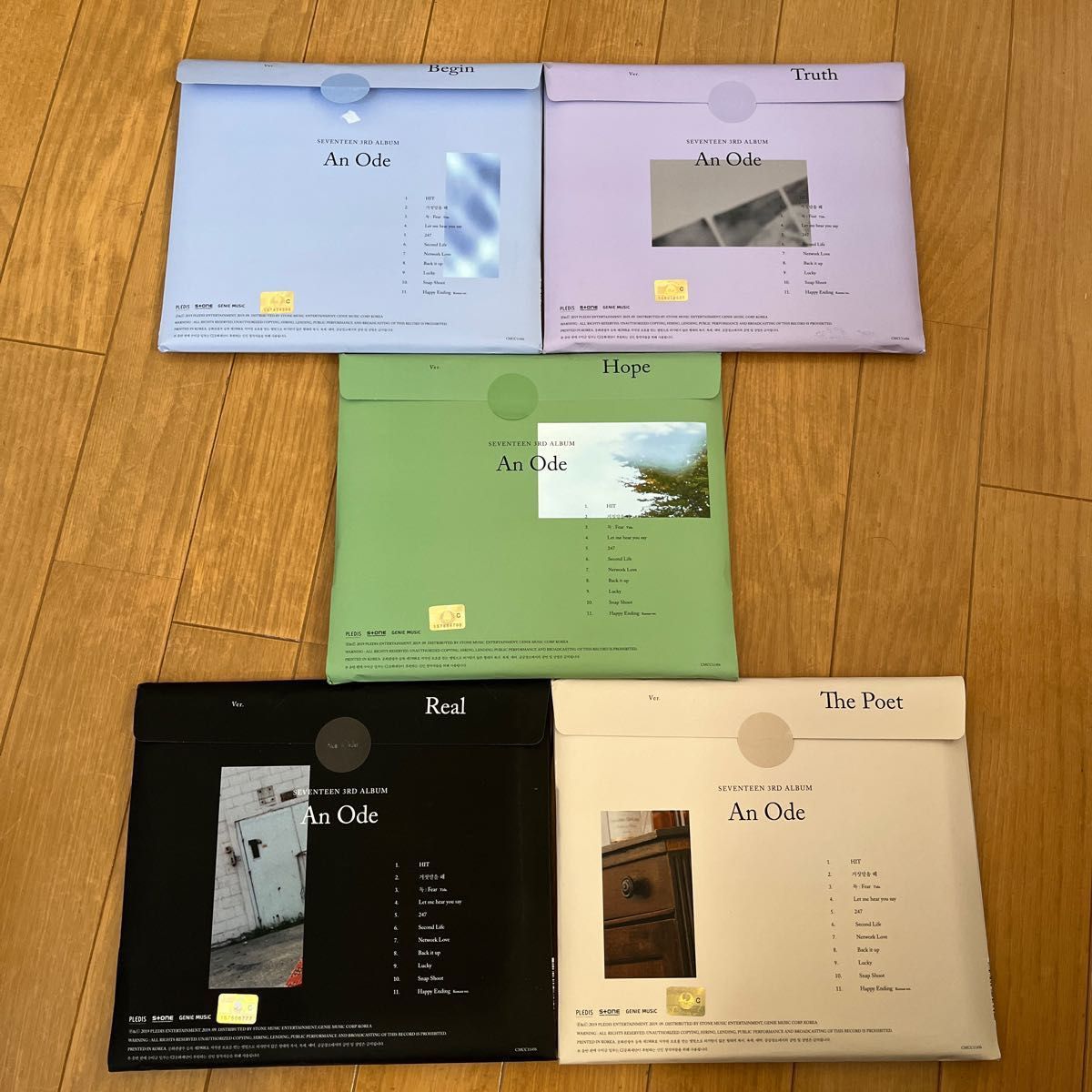 SEVENTEEN An Ode 5形態セット(封入品欠けなし) セブチ｜Yahoo!フリマ