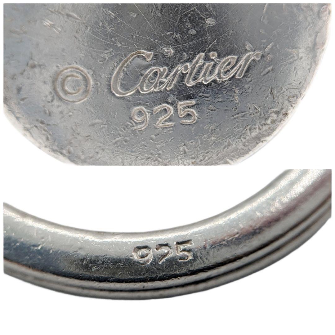 Cartier カルティエ ウッド シルバー キーホルダー ブラック