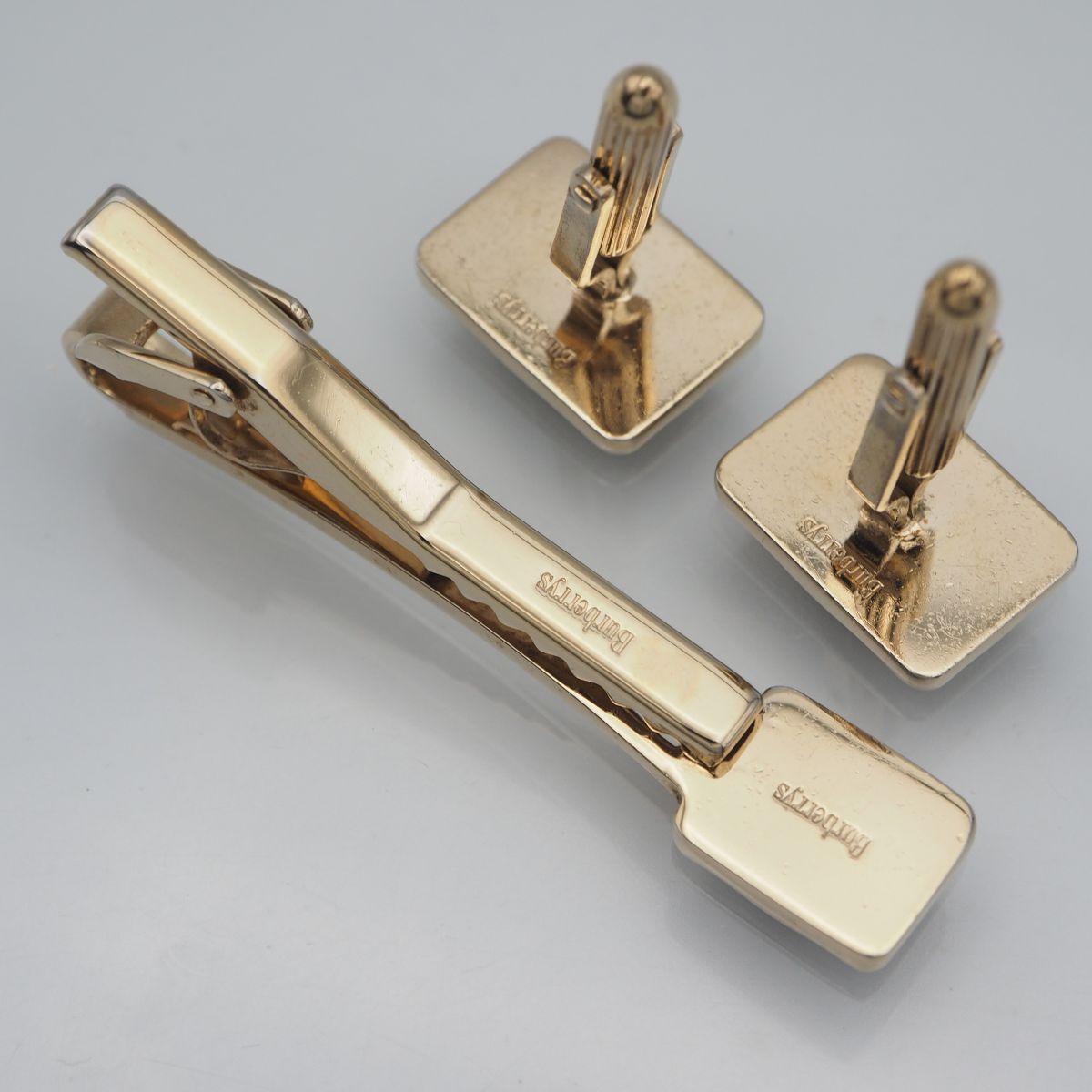 N362 バーバリー Burberrys ネクタイピン カフスボタン セット 騎士