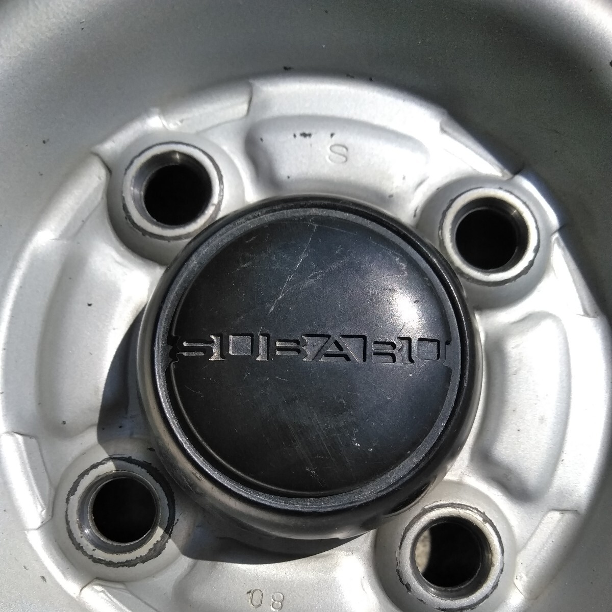 スバル 純正 サンバー バン トラック スチール ホイール 4本 12×4 0B