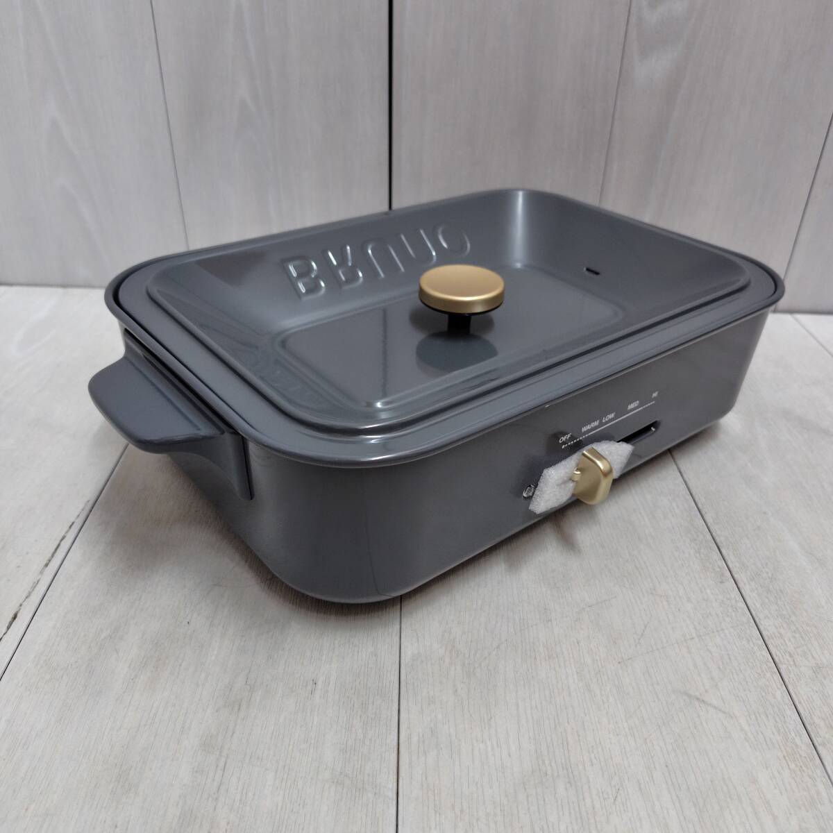 未使用 BRUNO コンパクト ホットプレート BOE021 -CH チャコール