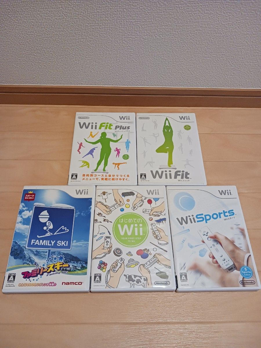 Wii本体一式 Wii Fit本体 ソフト5本セット 任天堂｜Yahoo!フリマ（旧
