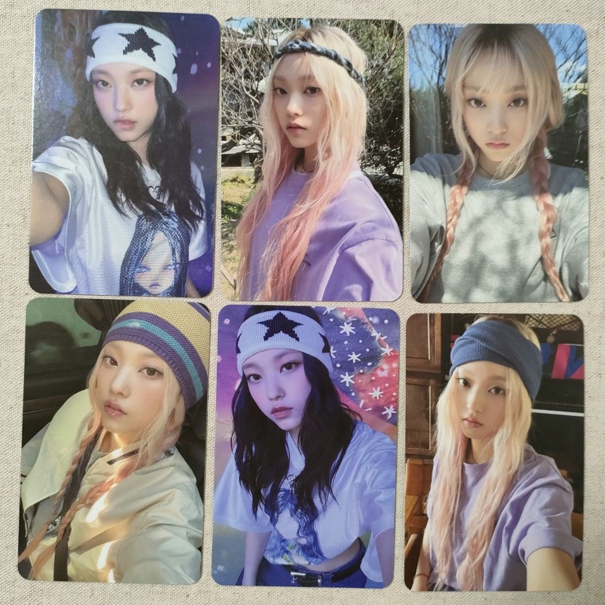 NewJeans ヘリン supernatural weverse ver コンプ トレカ 6枚セット