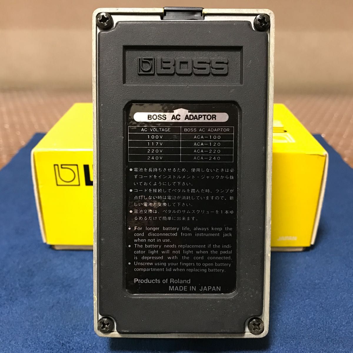 超レア ほぼ未使用 名機 1983年 日本製 BOSS SD-1 MADE IN JAPAN