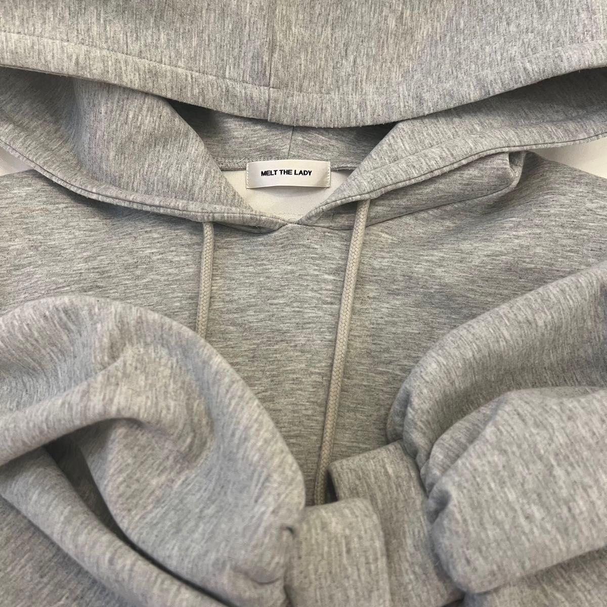 melt the lady ガールズボディスウェットセットアップ グレー