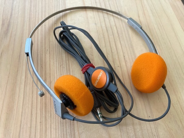 即決【整備済完動品】SONY ダイナミックヘッドホン MDR-4 高音質 WM-2