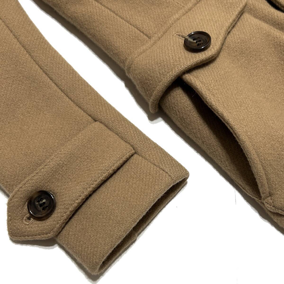 LEON掲載 定価13 6万 AKM double melton short duffle coat サイズS