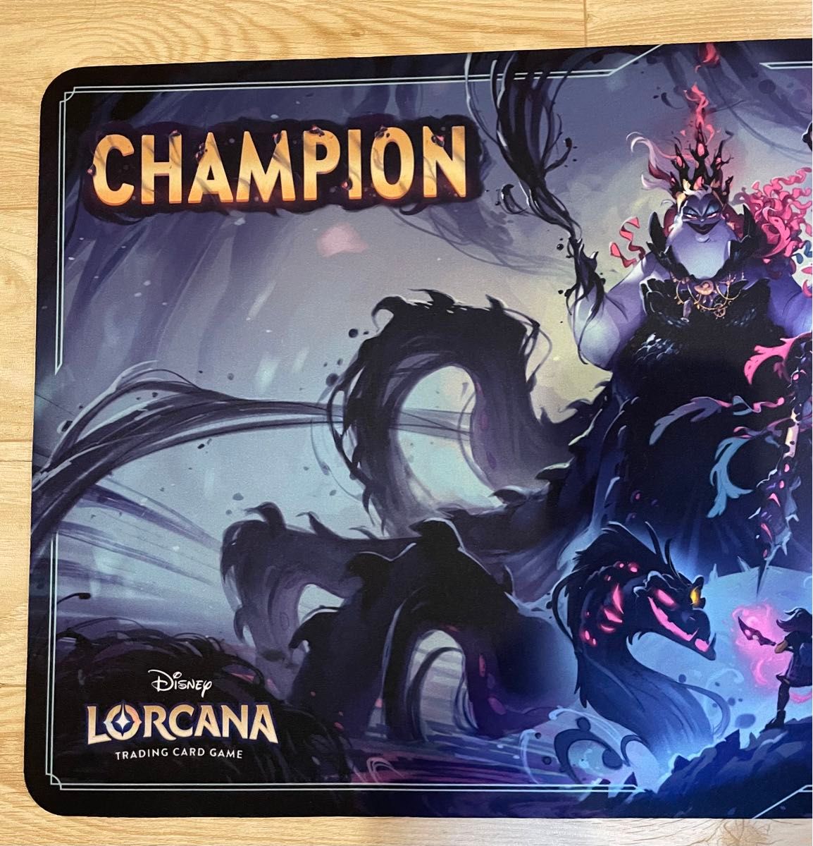 超希少 ロルカナ アースラ チャンピオン プレイマット ディズニー