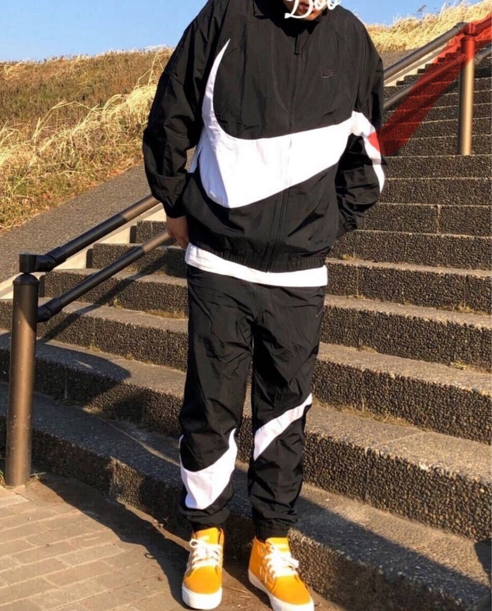 L M 新品 NIKE ナイキ メンズ スウッシュウーブンジャケット ビッグ