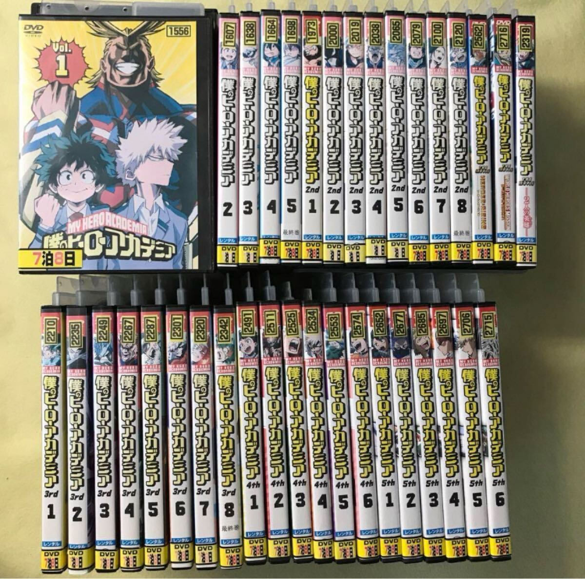 僕のヒーローアカデミア 1st〜5th 劇場版 36巻セット 管理番号11021