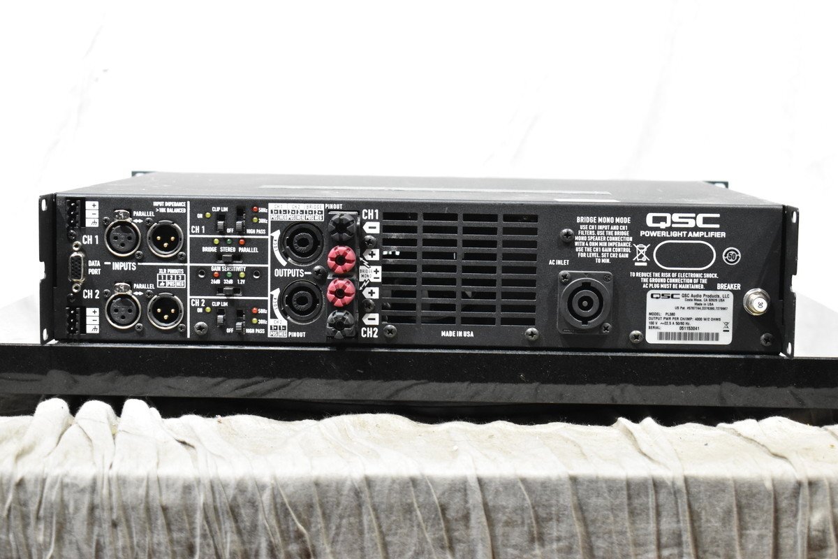 Yahoo!オークション - QSC パワーアンプ PL380