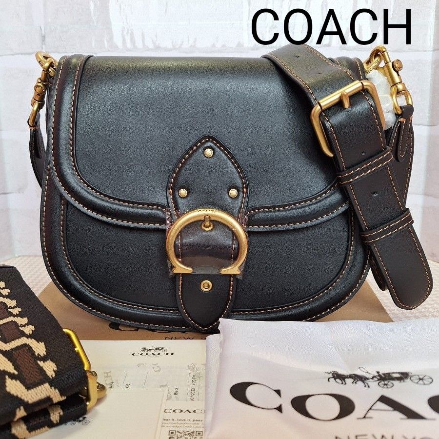 新品】COACH コーチ バッグ ビート サドルバッグ ショルダーバッグ