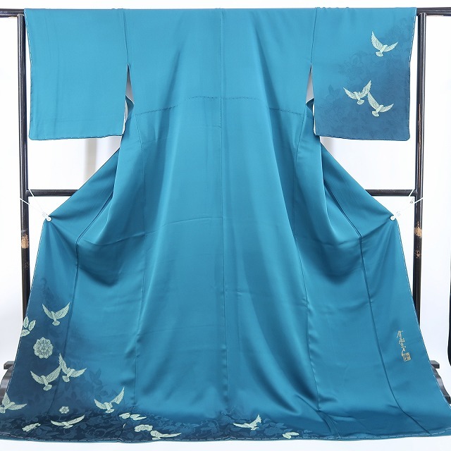 tomihisa 新品 斉藤三才 落款 着物“三才の飛翔…ひと度纏えば世界が