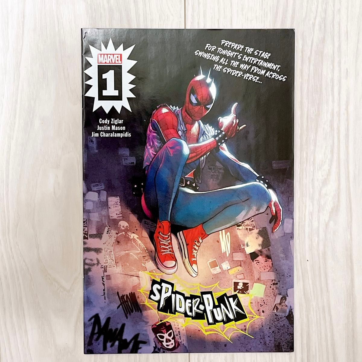 レア】スパイダーパンク #1 アメコミ リーフ スパイダーマン 原書