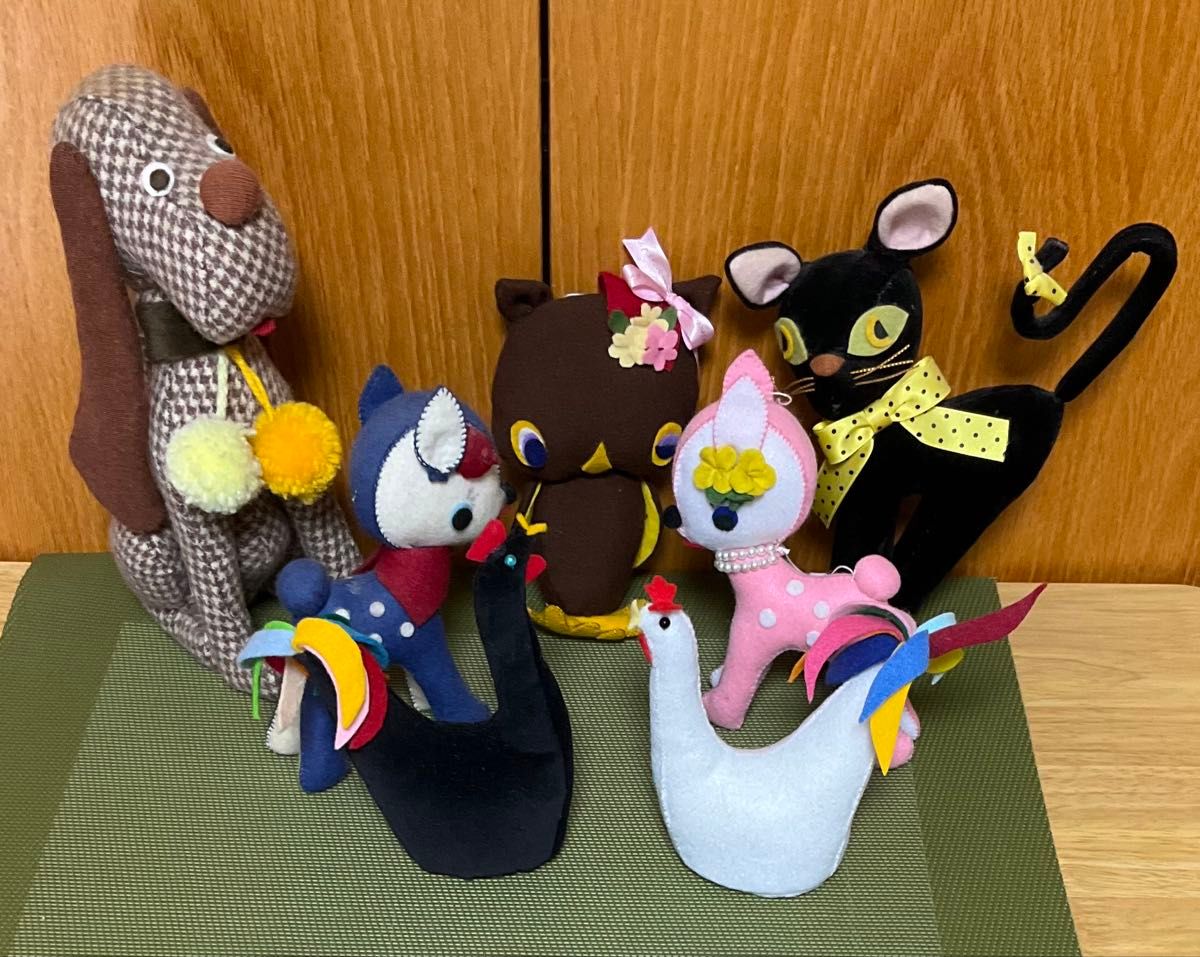 やさしく作れる かわいい動物集 ぬいぐるみ 昭和レトロ 雄鶏社｜Yahoo