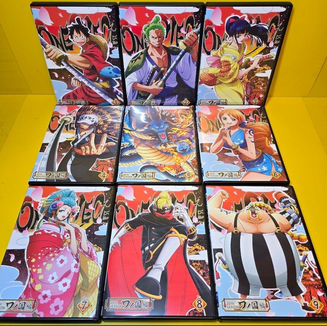 新品ケース交換済み ONE PIECE ワンピース 20THシーズン ワノ国編 DVD