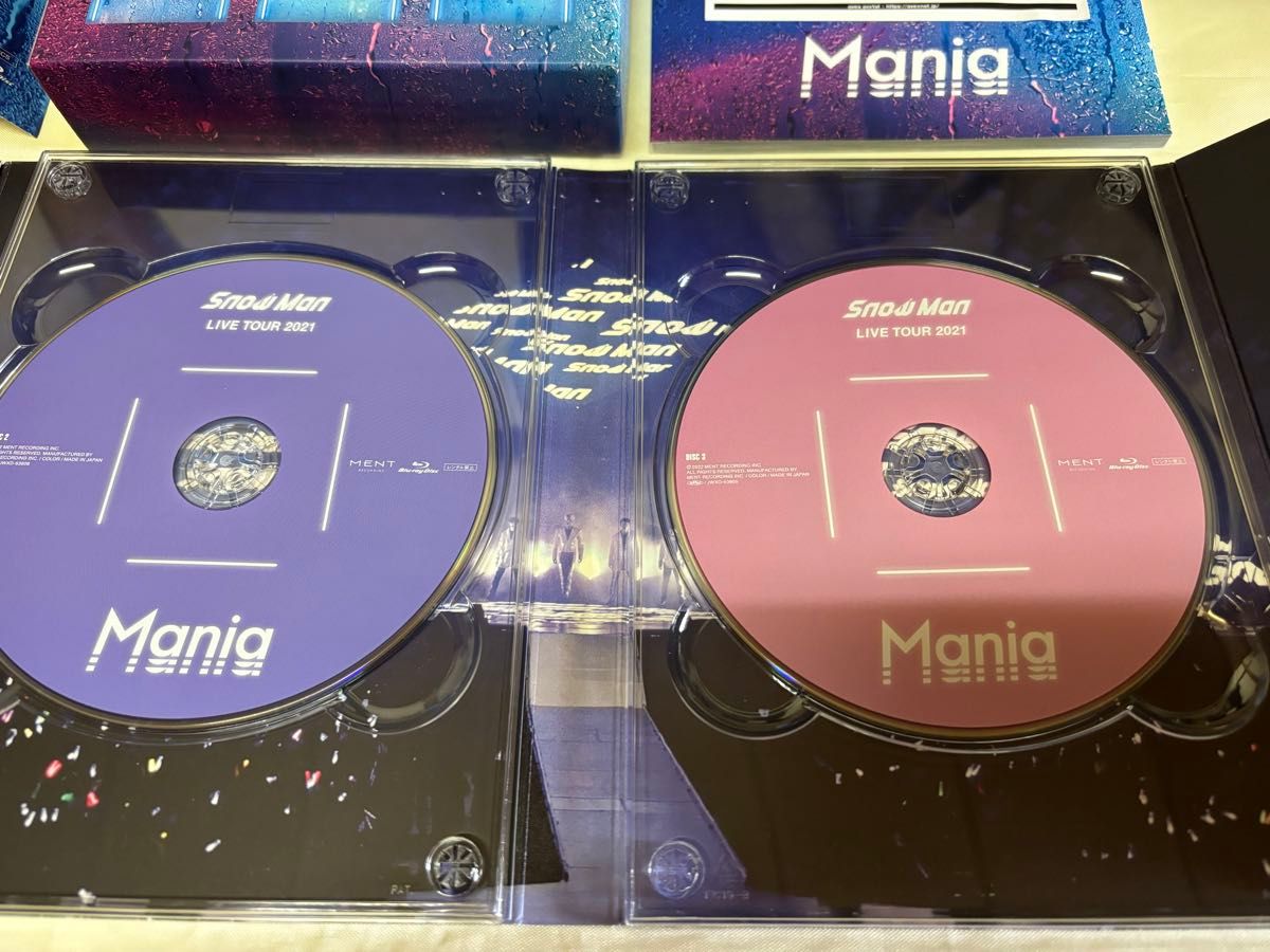 SnowMan LIVE TOUR 2021 Mania 初回盤 Blu-ray 写真 4枚付き 目黒