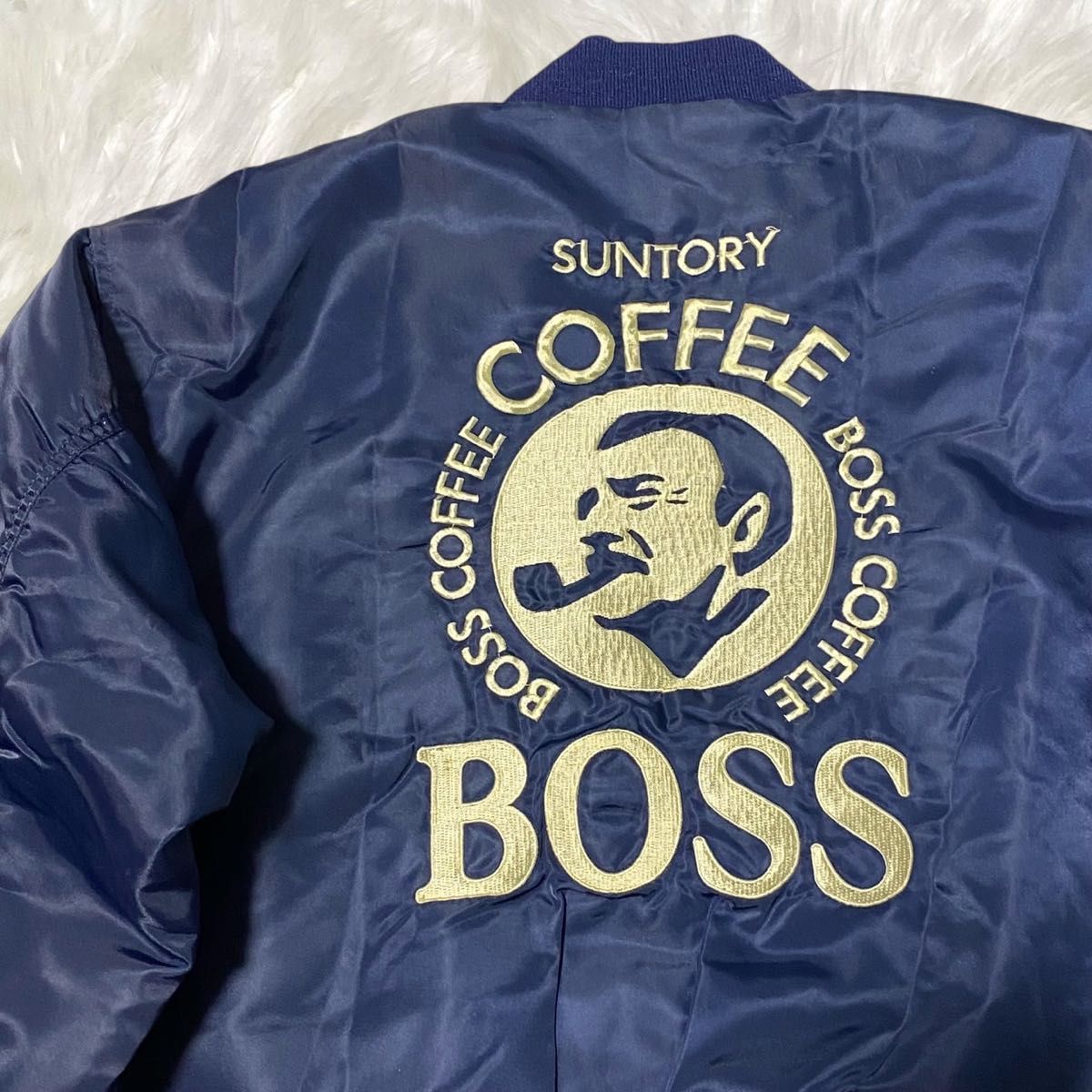 非売品 入手困難 サントリー ボスジャン BOSSジャン スタジャン MA-1