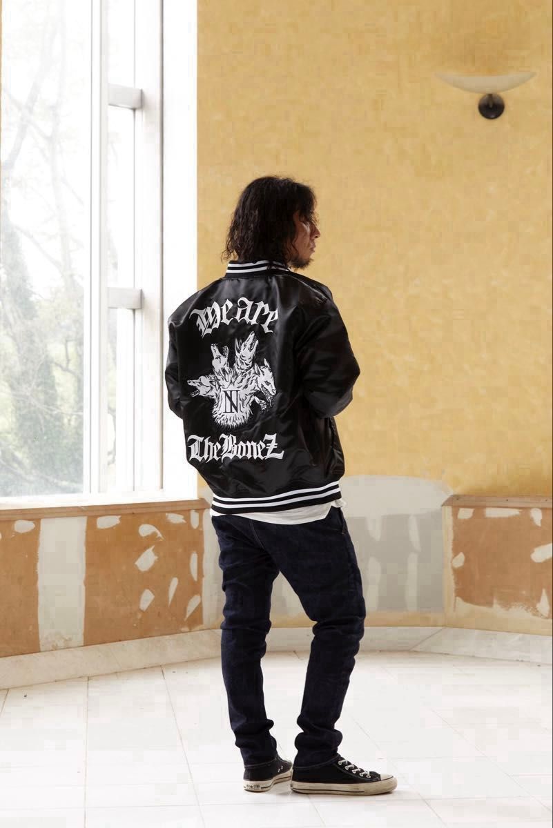 The BONEZ TEAM STADIUM JACKET Majestic コラボ スタジャン｜Yahoo