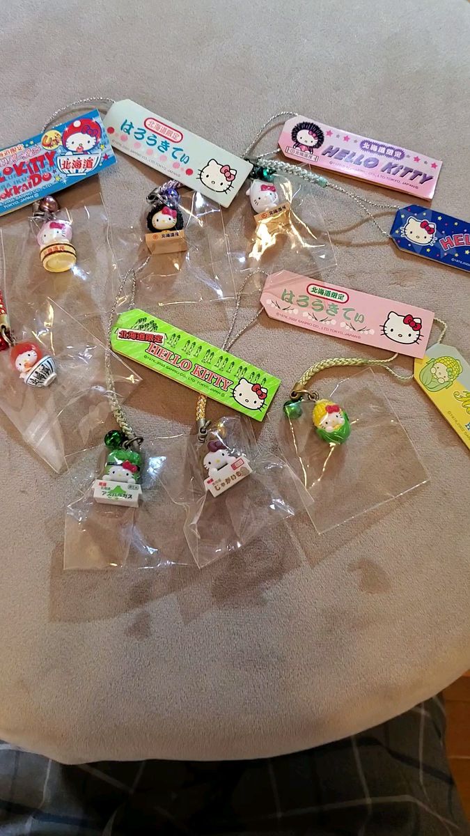 ハローキティご当地限定ストラップ 根付け まとめ売り 北海道限定