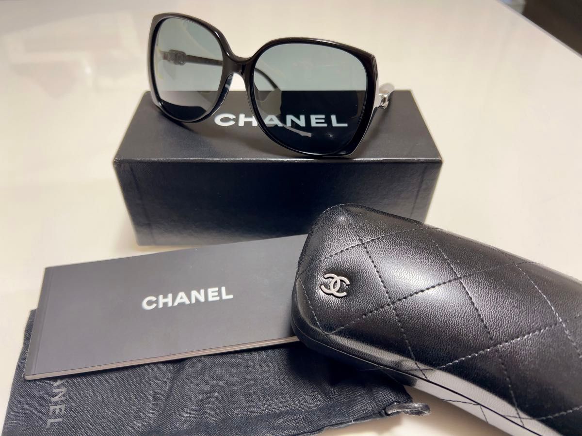 入手困難 廃盤 CHANEL シャネル サングラス 浜崎あゆみ愛用 ブラック
